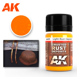 AK Interactive 4111 Light Crusted Rust Deposits 35ml Enamel Weathering