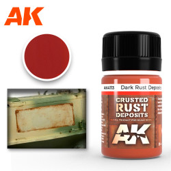 AK Interactive 4113 Dark Rust Crusted Deposits 35ml Enamel Weathering
