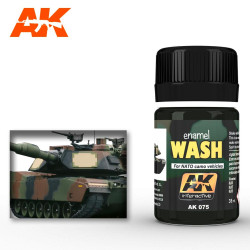 AK Interactive 75 Wash For Nato Vehicles 35ml Enamel Weathering