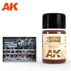 AK Interactive 82 Engine Grime 35ml Enamel Weathering