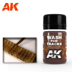 AK Interactive 83 Track Wash 35ml Enamel Weathering