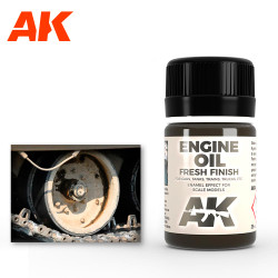 AK Interactive 84 Fresh Engine Oil 35ml Enamel Weathering