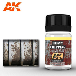 AK Interactive 89 Heavy Chipping Effects Acrylic Fluid 35ml Weathering