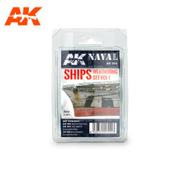 AK Interactive 555 Naval: Ships Weathering Set Vol. 1