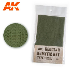 AK Interactive 8066 Regular Camouflage Net Type 1 Field Green