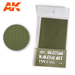 AK Interactive 8067 Regular Camouflage Net Type 2 Field Green