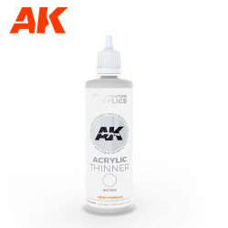 AK Interactive 11500 Acrylic Paint Thinner 100ml