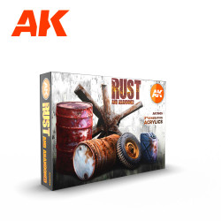 AK Interactive 11605 Rust and Abandoned Acrylic Paint Set