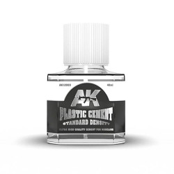 AK Interactive 12003 Plastic Cement Standard Density Adhesive 40ml