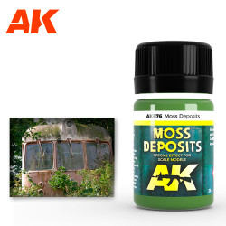 AK Interactive 676 Moss Deposits 35ml Enamel Weathering