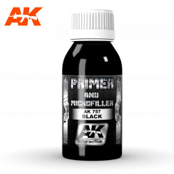 AK Interactive 757 Black Primer and Microfiller 100ml