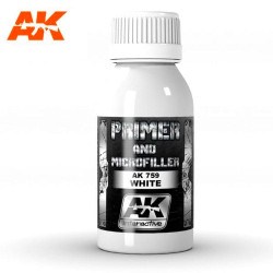 AK Interactive 759 White Primer and Microfiller 100ml