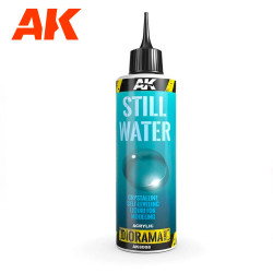 AK Interactive 8008 Diorama: Still Water  Self-Levelling Liquid 250ml