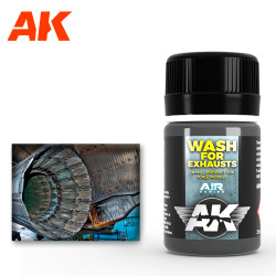 AK Interactive 2040 Exhaust Wash Enamel 35ml
