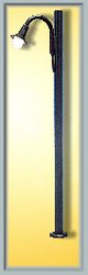 Viessmann 6060 Wood Post Lamp 103mm HO