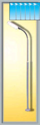 Viessmann 6096 Double Whip Street Light 100mm LED Yellow HO