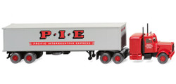 Wiking 052706 Peterbilt Container Semitrailer Pacific Intermount Express HO