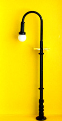 Viessmann 6112 Swan Neck Lamp Black 85mm HO