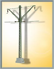 Viessmann 4127 Catenary DRG Middle Mast with Beams 106.5mm HO