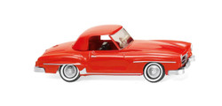Wiking 025301 MB 190 SL Coupe Traffic Red HO