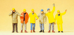 Preiser 65348 Steeplejacks (6) Figure Set O Gauge