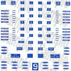 Tiny Signs N9E BR (Eastern Region) Station Signs N Gauge