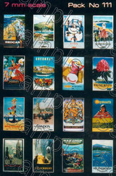 Tiny Signs O111 BR Travel Posters Small O Gauge