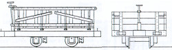 Dundas Models DM32 Hudson 4 Whl Wooden Bodied Dropsided Open Wagon Kit OO9 Gauge