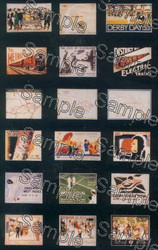 Tiny Signs OO139 London Transport Travel Posters OO Gauge