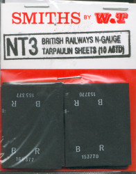 W&T / Smiths NT3 BR 1948 to Present Tarpaulins N Gauge