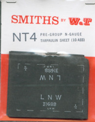 W&T / Smiths NT4 Pregroup Tarpaulins N Gauge