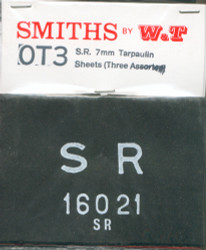 W&T / Smiths OT3 SR 1923/47 Tarpaulins O Gauge