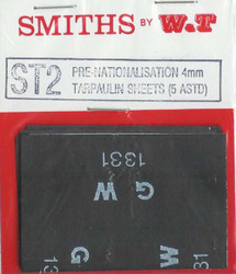W&T / Smiths ST2 GW+C50/LMS/LNER/SR Tarpaulins
