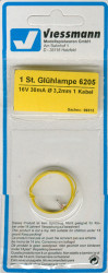 Viessmann 6205 Spare Bulb Clear T1 3.2mm Diameter 16v 30mA