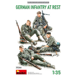 Miniart 35266 German Infantry At Rest 1:35 Figures Model Kit