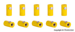 Viessmann 6879 Sockets Yellow (10)