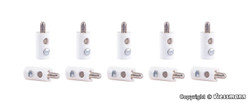 Viessmann 6878 Plugs White (10)