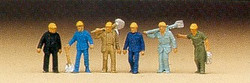 Preiser 79096 Track Workers (6) Figure Set N Gauge