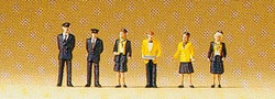 Preiser 79100 Eurostar Personnel (6) Figure Set N Gauge