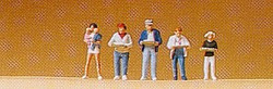 Preiser 79107 At the Cafeteria (5) Figure Set N Gauge