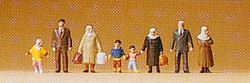 Preiser 79108 Passers By (8) Figure Set N Gauge