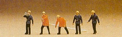 Preiser 79118 Firemen (5) Figure Set N Gauge