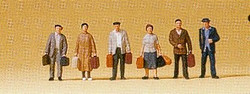 Preiser 79143 Passengers (6) Figure Set N Gauge