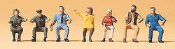 Preiser 79152 Bus/Tram Personnel (7) Figure Set N Gauge