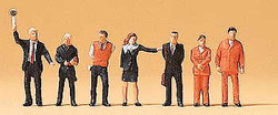 Preiser 79153 SBB Railway Personnel (7) Figure Set N Gauge