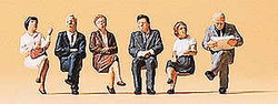 Preiser 79156 Passengers Seated (6) Figure Set N Gauge