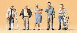 Preiser 79157 Passers By (6) Figure Set N Gauge