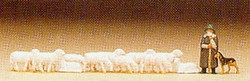 Preiser 79160 Shepherd with Sheep and Sheepdog Figure Set N Gauge