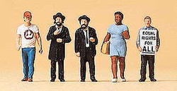 Preiser 79164 American Street Characters (5) Figure Set N Gauge