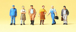Preiser 79166 Villagers (6) Figure Set N Gauge